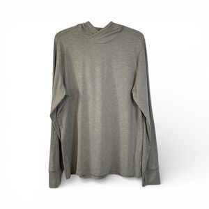 REI Co Op Men's Long Sleeve Hooded Performance Shirt Size Large Gray